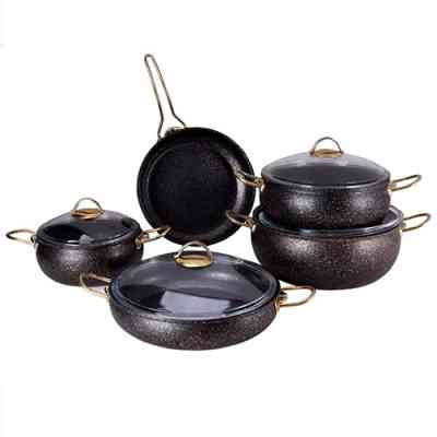 Ensembles de cuisine en aluminium avec revêtement en granit 9pieces EJXDS00046 Electroménager & Entretien 73 000 FCFA Ensembles de cuisine en aluminium avec revêtement en granit 9pieces EJXDS00046 Electroménager & Entretien 73 000 FCFA