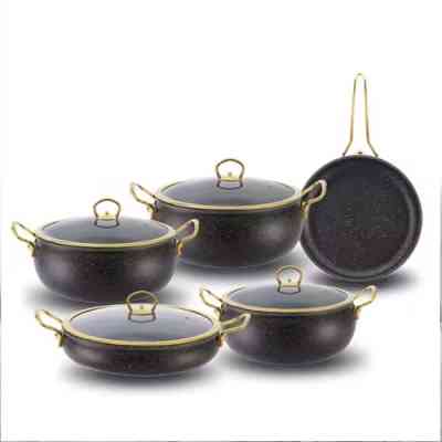 Ensembles de cuisine en aluminium avec revêtement en granit 9pieces EJXDS00046 Electroménager & Entretien 73 000 FCFA Ensembles de cuisine en aluminium avec revêtement en granit 9pieces EJXDS00046 Electroménager & Entretien 73 000 FCFA