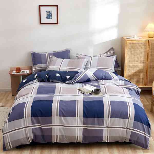 Ensemble 1 housse couette 1 drap de 3 places 2 taies