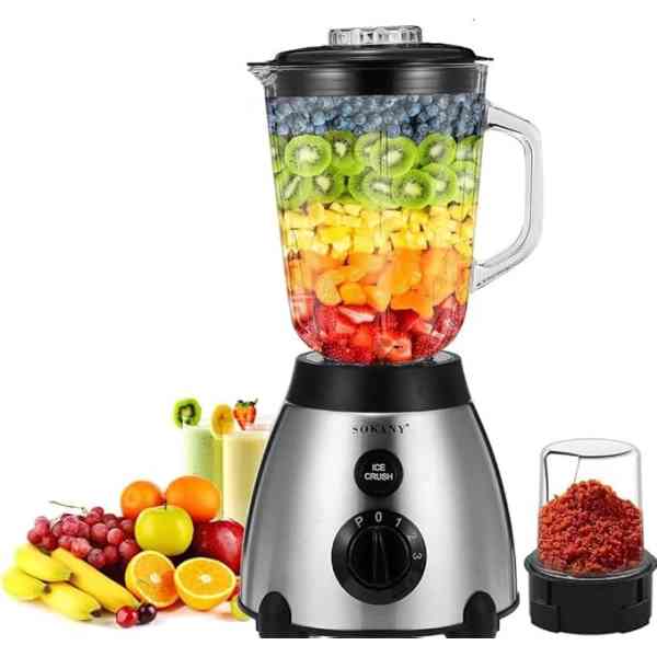 Machine et extracteur de jus électrique multifonction pour mixeur sur socle 2 en 1