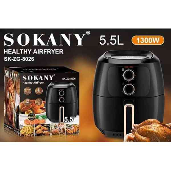 Friteuse à air saine Sokany - 5,5 L