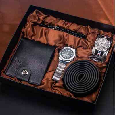 Coffret cadeau d'affaires, montre-ceinture, portefeuille, cadeau de vacances, cadeau pour petit ami, Saint-Valentin ISDS00061... Coffret cadeau d'affaires, montre-ceinture, portefeuille, cadeau de vacances, cadeau pour petit ami, Saint-Valentin ISDS00061...