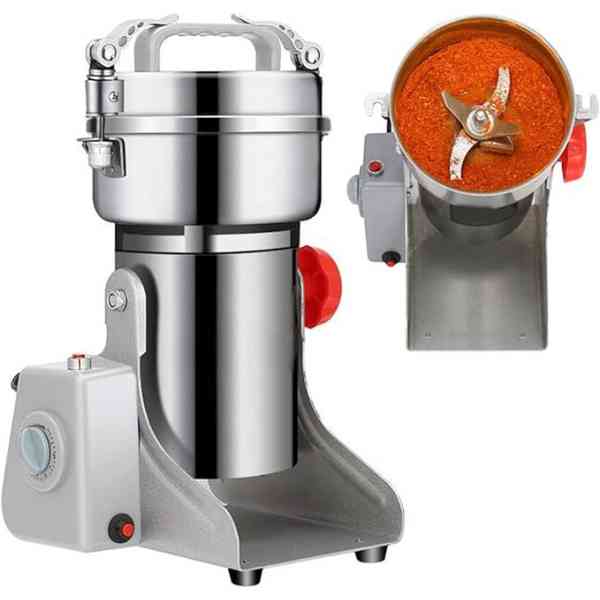 Moulin électrique à grains, blé, poivre de type pivotant 500g