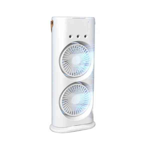 Mini refroidisseur d'air par évaporation avec ventilateur double face