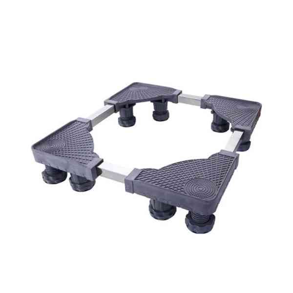 Support pour lave-linge avec mesure de niveau d’angle de compensation des freins