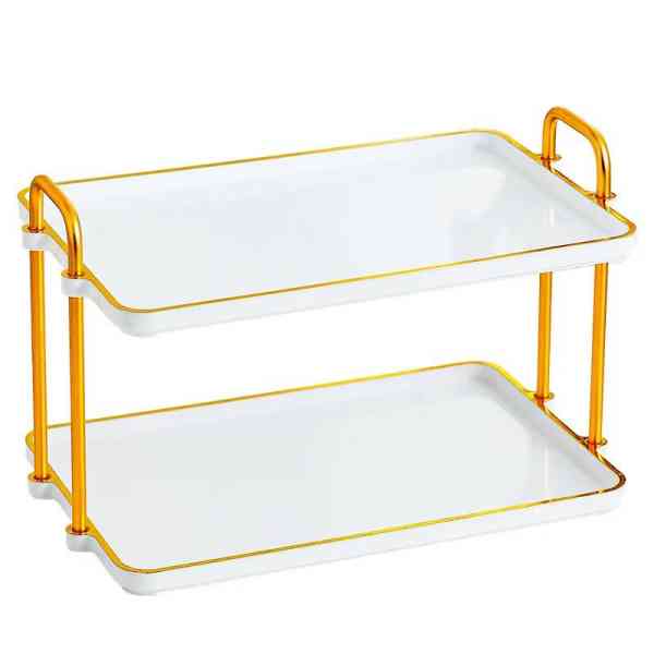 Support d'accessoires de cuisine à 2 niveaux polyvalent pour le rangement