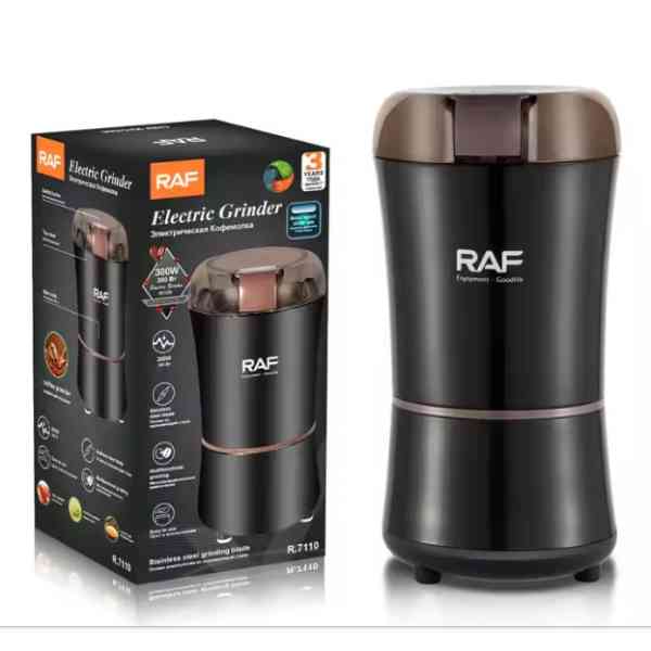 Moulin à café 300 W à alimentation directe d'usine avec meules en acier et mélangeur de grains