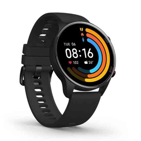 Montre de fitness avec fréquence cardiaque 1,96 pouces avec fonction téléphone et notifications,