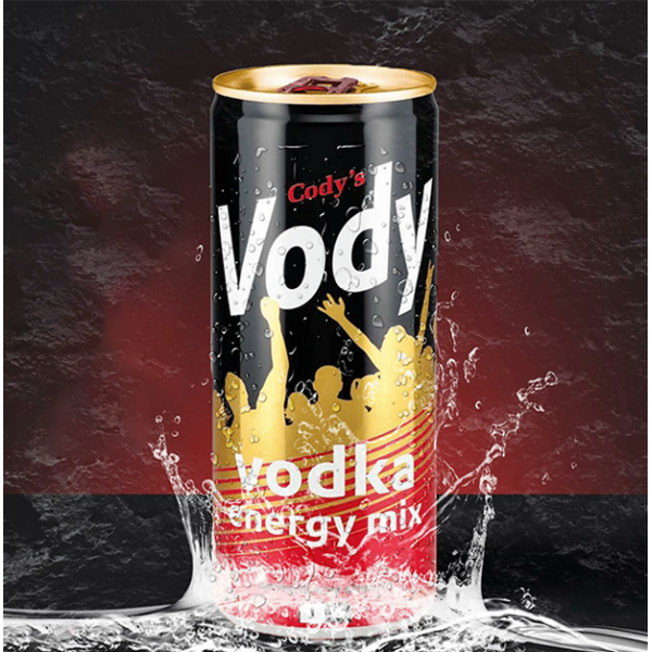 Vody vodka cody's 18% energy drink