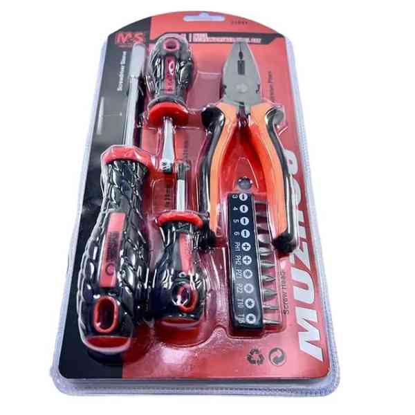 Ensemble d'outils de quincaillerie en acier au carbone Combinaison de coque à double bulle