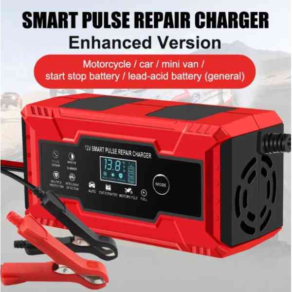 Chargeur de batterie de voiture et moto automatique intelligent