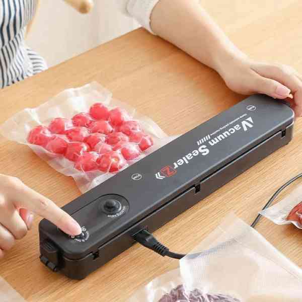 Machine à sceller sous vide automatique Dispositif de scellage pour aliments Sacs en plastique