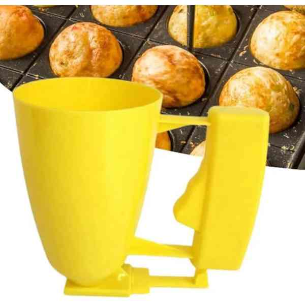 Distributeur de pâte à crêpes, distributeur de pâte, crêpes, cuisson de cupcakes, gaufres, muffins, mélange de crêpes