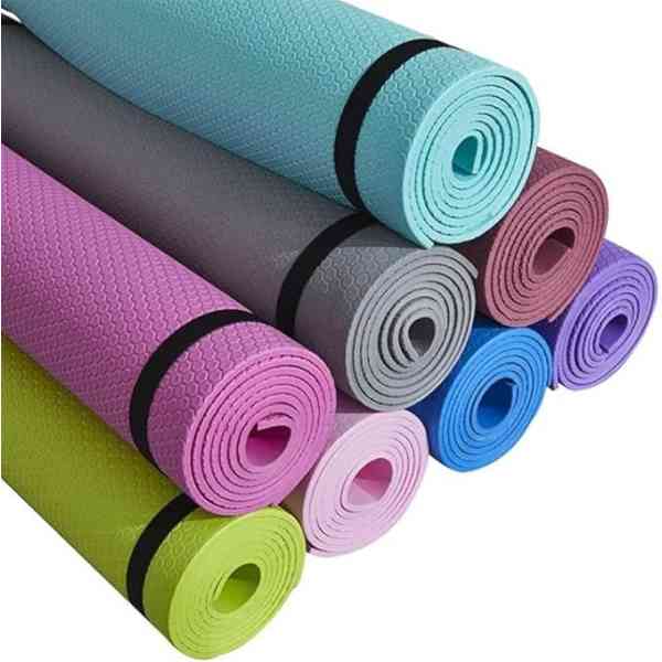 Tapis de yoga en mousse EVA confortable pour l'exercice, le yoga et le pilates, tapis de gymnastique