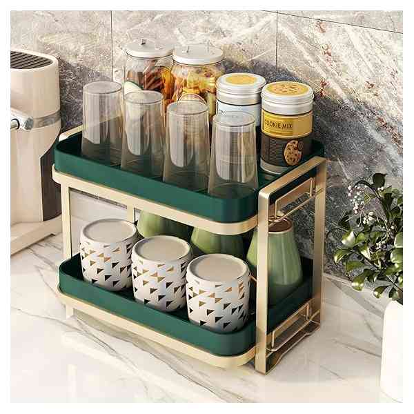 Étagère de rangement pour fruits Tasses Égouttoir à vaisselle