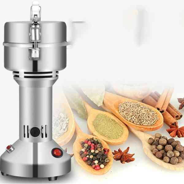 Moulins à grains électriques en acier inoxydable super fin et rapide avec protection contre les surcharges