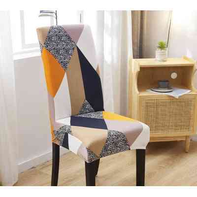 Housse de protection de chaise élastique moderne amovibles et lavables pour, cuisine, maison et décoration intérieure 6places... Housse de protection de chaise élastique moderne amovibles et lavables pour, cuisine, maison et décoration intérieure 6places...