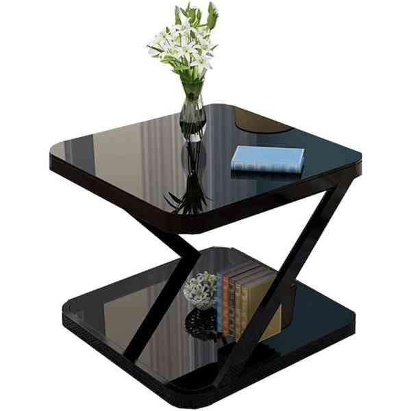 Table de chevet multifonctionnelle 2 niveaux créatif en fer
