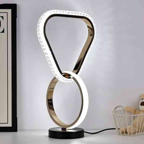 LED lampe de table en spirale, 18W chaud blanc protection des yeux
