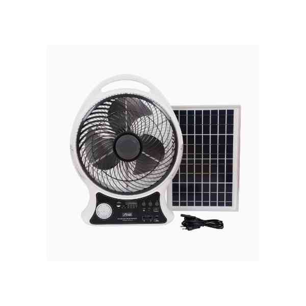 Ventilateur solaire de pouces avec haut-parleur