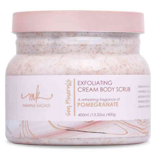 Manna kadar exfoliating cream body scrub