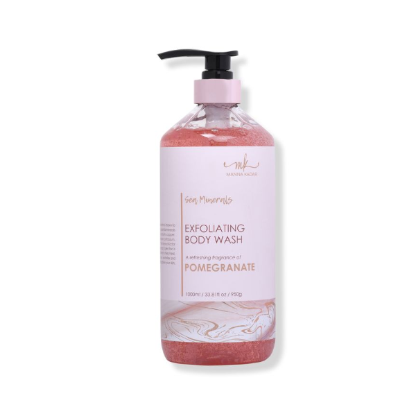 Manna kadar exfoliating body wash aloe and ccucumber