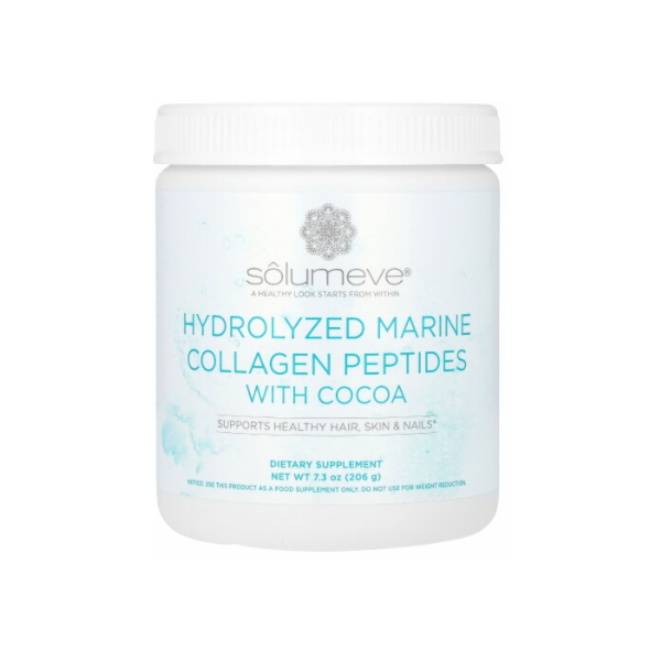 solumeve hydrolyzer marine collagen pepmtides with cocoa