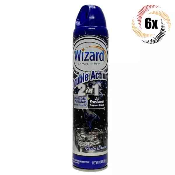 Wizard Double Action Neutraliseur d’odeur de fumée et désodorisan