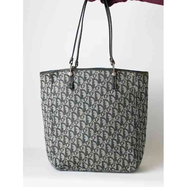 Christian Dior Trotter Canvas Tote Bag