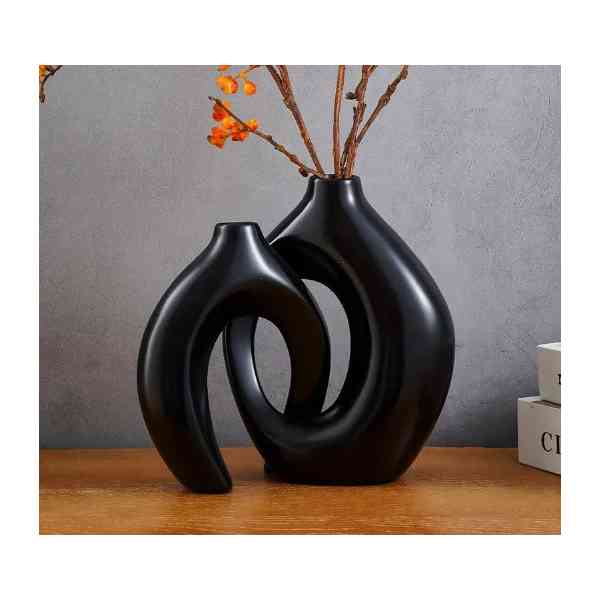 Série Couple Créatif, Décoration Moderne Noire & Blanche pour la Maison