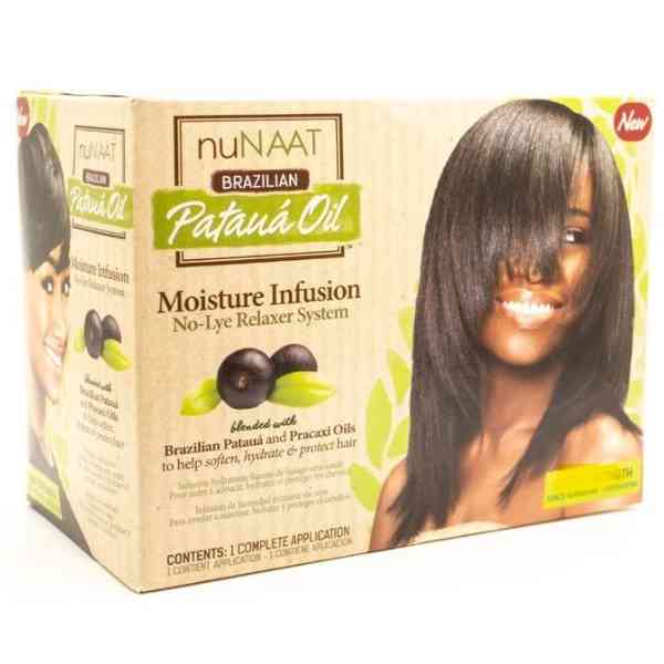 Nunaat Brazilian Patauá Oil Moisture Infusion NO-LYE Relaxer-Normal Strength