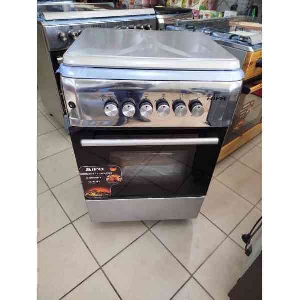 Cuisinière à gaz Aifa 4 foyers - 60x60 - NOIR