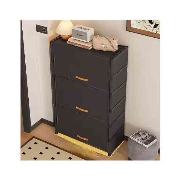 Etagère à chaussures simple porte de ménage salle de stockage beau multicouche