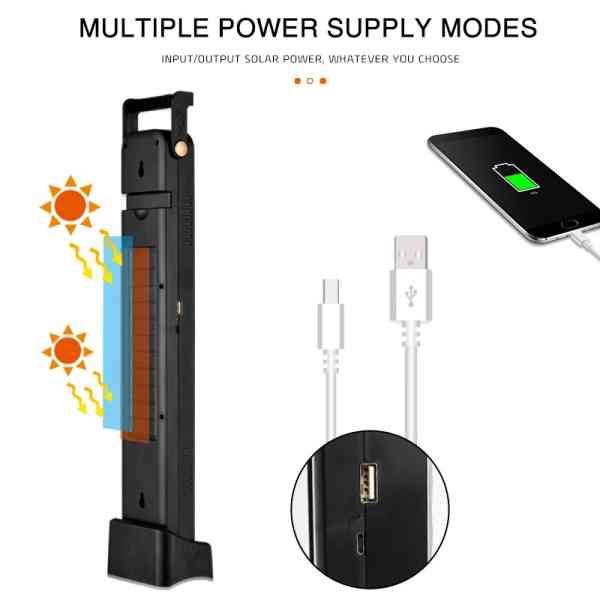 Lampe torche Rechargeable USB lumière d'urgence