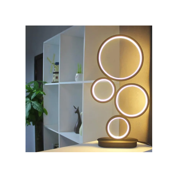 Lampe moderne style anneau pour chambre à coucher