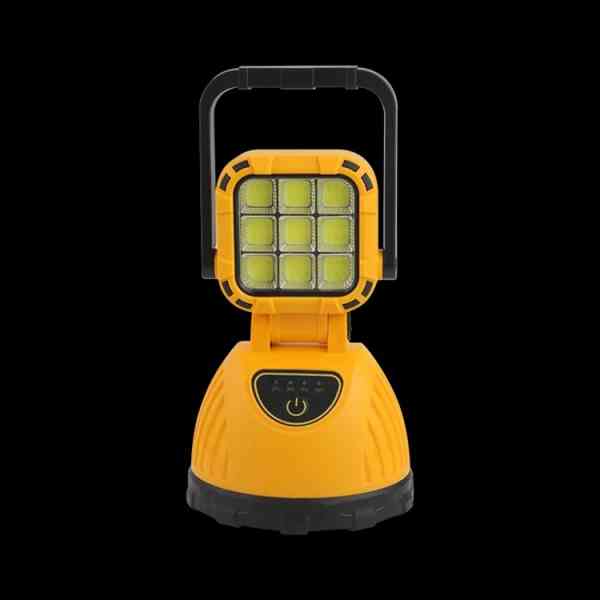 Lampe de Chantier Multifonction avec Ports USB-A