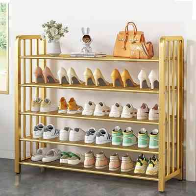 Étagère à chaussures en métal, 5 niveaux, rangement à bord étroit, gain de place, pour couloir, dortoir, salon EJXDS000245 S... Étagère à chaussures en métal, 5 niveaux, rangement à bord étroit, gain de place, pour couloir, dortoir, salon EJXDS000245 S...