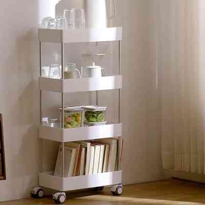 Chariot utilitaire de roulement en métal à 3 niveaux robuste Chariot de chariot de support de stockage mobile EJXDS000249 El... Chariot utilitaire de roulement en métal à 3 niveaux robuste Chariot de chariot de support de stockage mobile EJXDS000249 El...