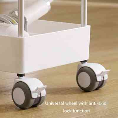 Chariot utilitaire de roulement en métal à 3 niveaux robuste Chariot de chariot de support de stockage mobile EJXDS000249 El... Chariot utilitaire de roulement en métal à 3 niveaux robuste Chariot de chariot de support de stockage mobile EJXDS000249 El...