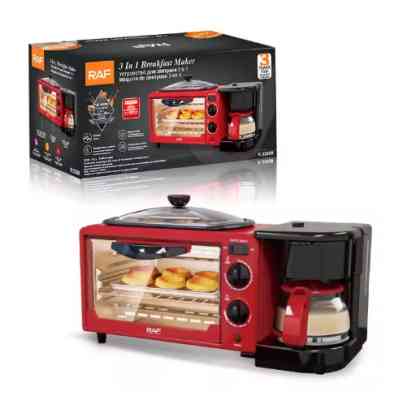 Machine à petit-déjeuner multifonction 3 en 1 avec grille-pain cafetière EJXDS000260 Electroménager & Entretien 30 000 FCFA Machine à petit-déjeuner multifonction 3 en 1 avec grille-pain cafetière EJXDS000260 Electroménager & Entretien 30 000 FCFA