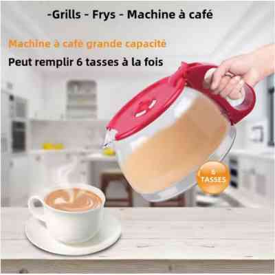 Machine à petit-déjeuner multifonction 3 en 1 avec grille-pain cafetière EJXDS000260 Electroménager & Entretien 30 000 FCFA Machine à petit-déjeuner multifonction 3 en 1 avec grille-pain cafetière EJXDS000260 Electroménager & Entretien 30 000 FCFA