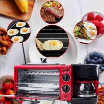 Machine à petit-déjeuner multifonction 3 en 1 avec grille-pain cafetière EJXDS000260 Electroménager & Entretien 30 000 FCFA Machine à petit-déjeuner multifonction 3 en 1 avec grille-pain cafetière EJXDS000260 Electroménager & Entretien 30 000 FCFA