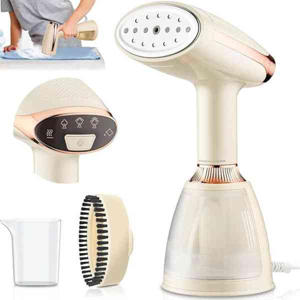 Défroisseur vapeur portatif, 1 500 W, 3 vitesses, 260ml