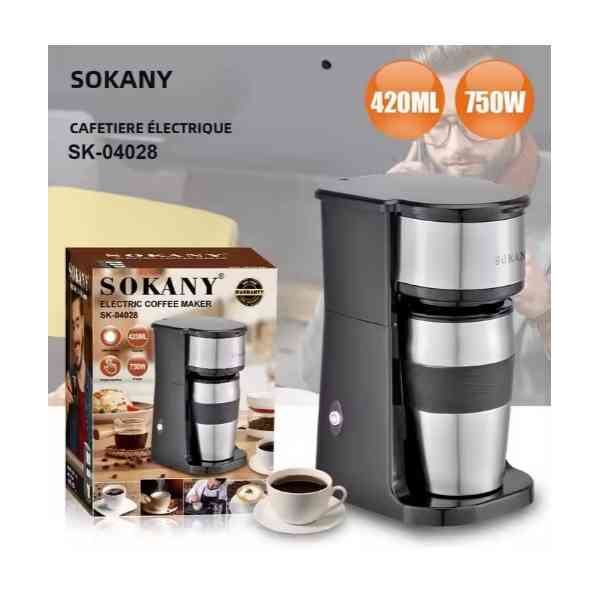 Machine à café expresso sokany petite cafetière électrique turque
