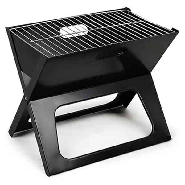 Barbecue portable pliable au charbon de bois pour l'extérieur