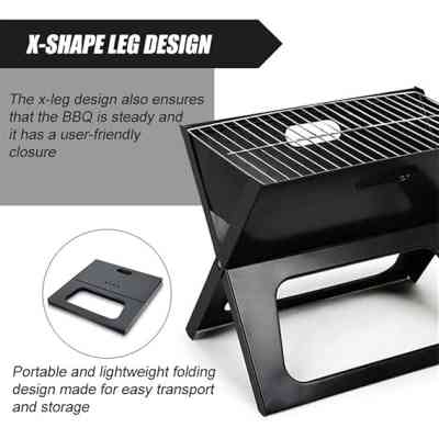 Barbecue portable pliable au charbon de bois pour l'extérieur EJXDS000273 Electroménager & Entretien 16 500 FCFA Barbecue portable pliable au charbon de bois pour l'extérieur EJXDS000273 Electroménager & Entretien 16 500 FCFA