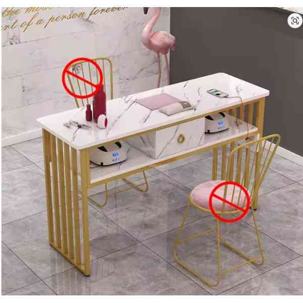 Table de Manucure Professionnelle moderne et Simple avec double prise