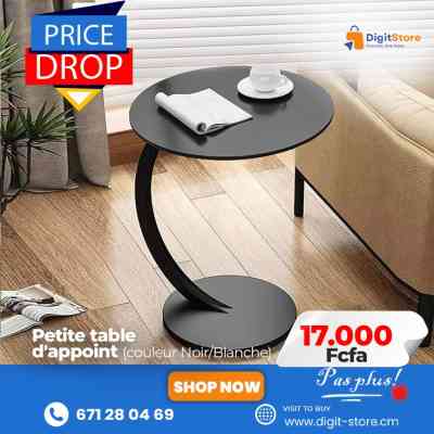 petite table d'appoint (couleur noir et blanche) Panier Festif 17 000 FCFA petite table d'appoint (couleur noir et blanche) Panier Festif 17 000 FCFA