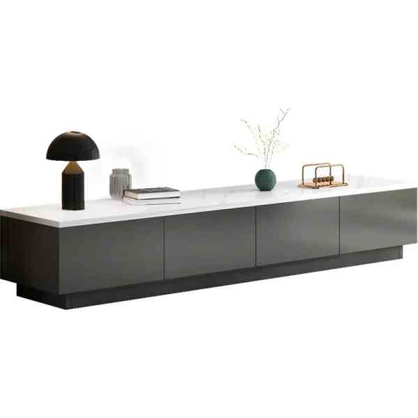 Meubles TV pour Salon – Table d'Appoint de Canapé avec Espace de Rangement