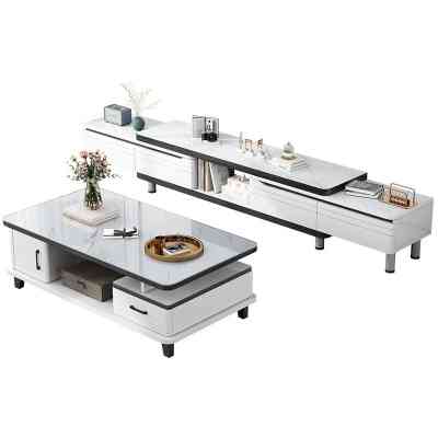 combinaison de meuble TV + table basse blanche, l'appartement, le luxe MEDS0008 Style & confort 145 000 FCFA combinaison de meuble TV + table basse blanche, l'appartement, le luxe MEDS0008 Style & confort 145 000 FCFA